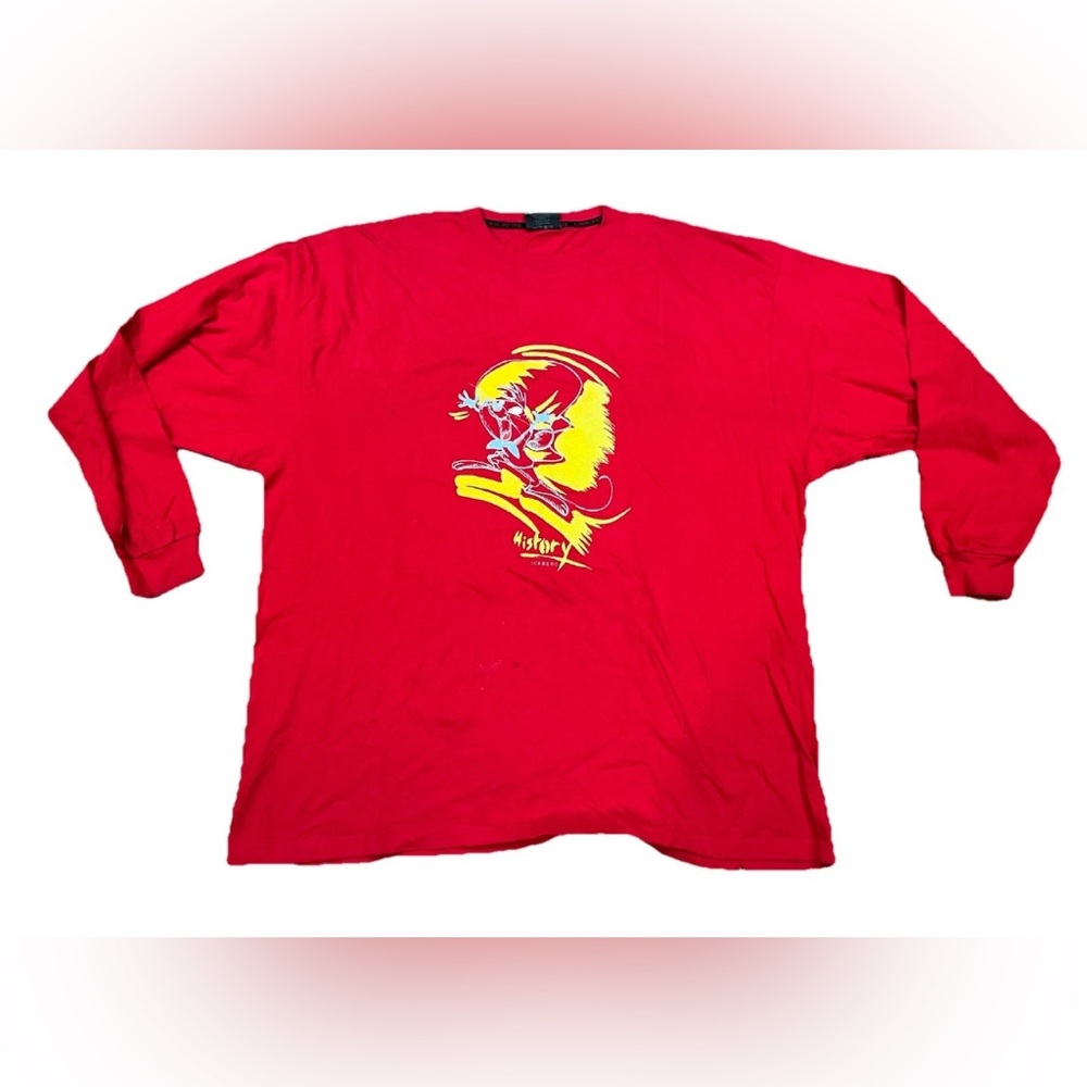 Vintage Iceberg History Speedy Gonzalez Long‎ Sleeve Shirt Mens XXXXL 4XL Italy
